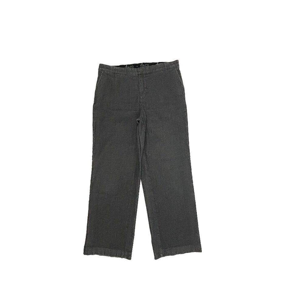 D&Co Relaxed Fit Straight Leg Women's size 16P Gray Denim‎ Jeans